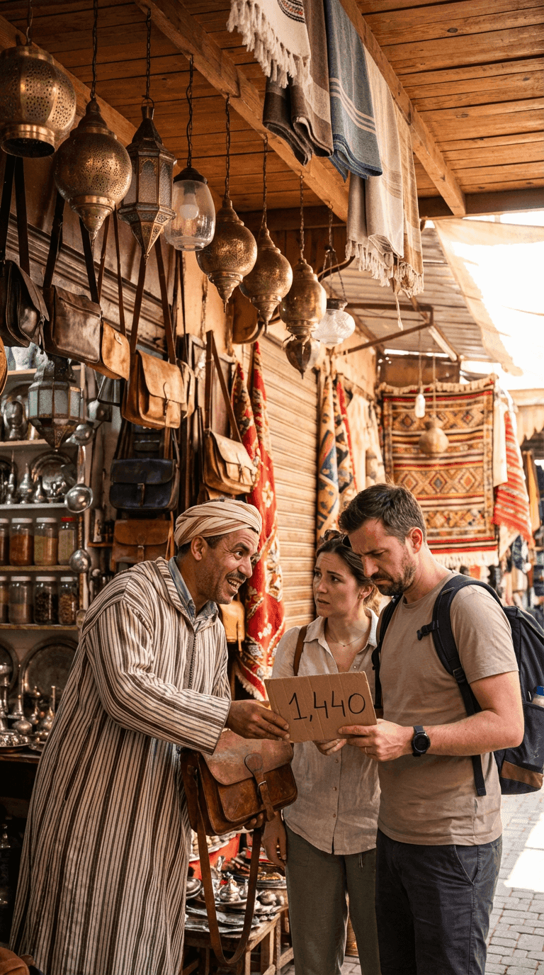 Tourist being overcharged